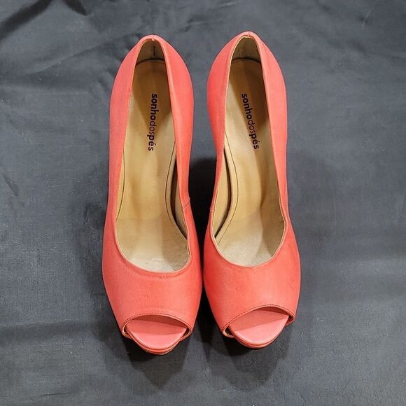 BRAND NEW SONHODOSPES PEEP-TOE PUMPS - Picture 4 of 16